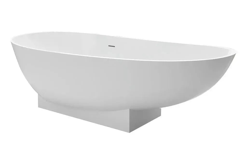 Elyndor 180 cm vrijstaand ligbad Mat Wit SaniSupreme