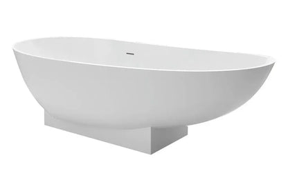 Elyndor 180 cm vrijstaand ligbad Mat Wit SaniSupreme