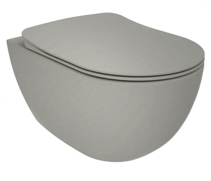 SaniSupreme Creavit Series solftclose toilet seat toilet toilet Cool Gray