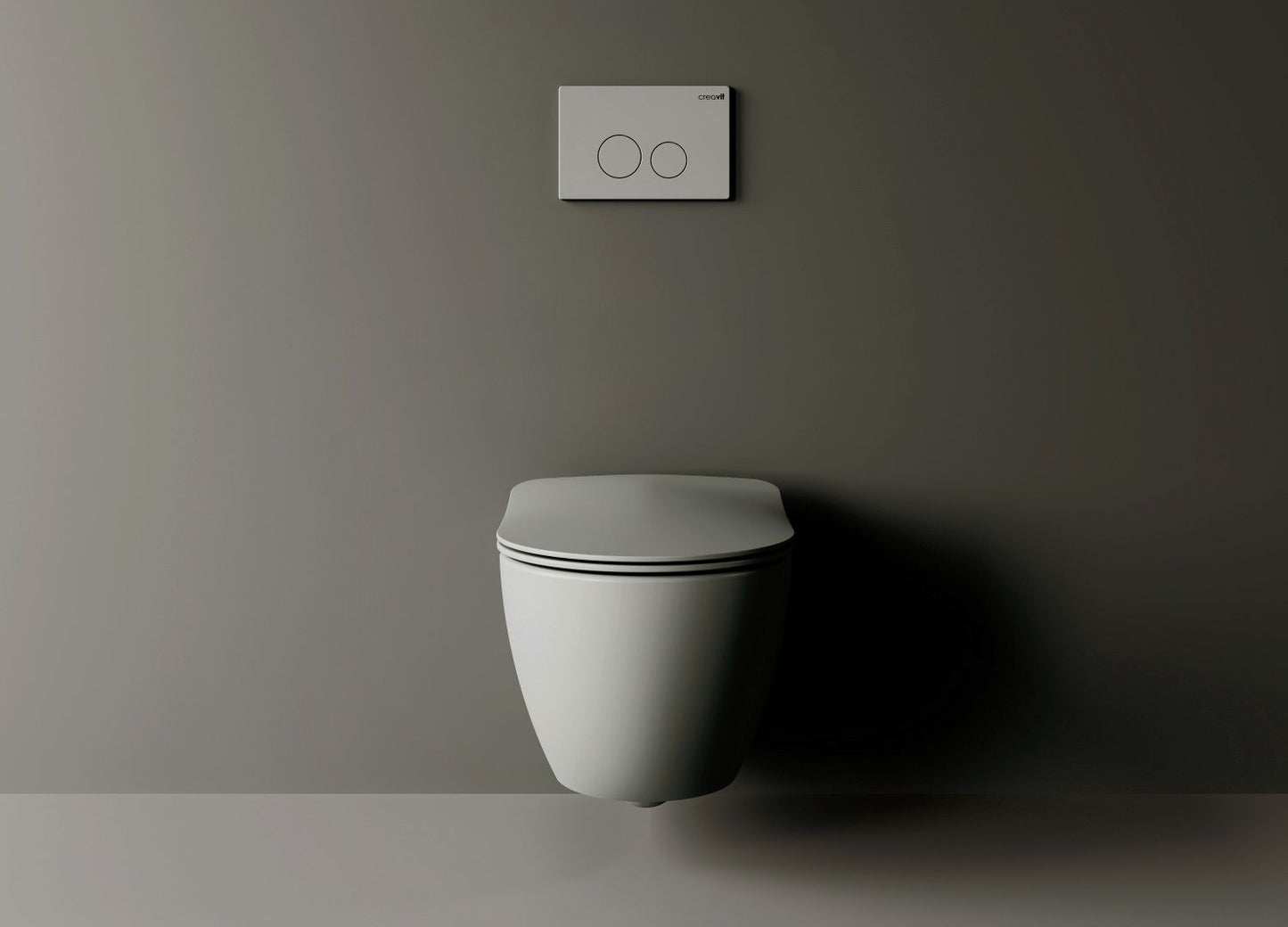 SaniSupreme Creavit Series solftclose toilet seat toilet toilet Cool Gray