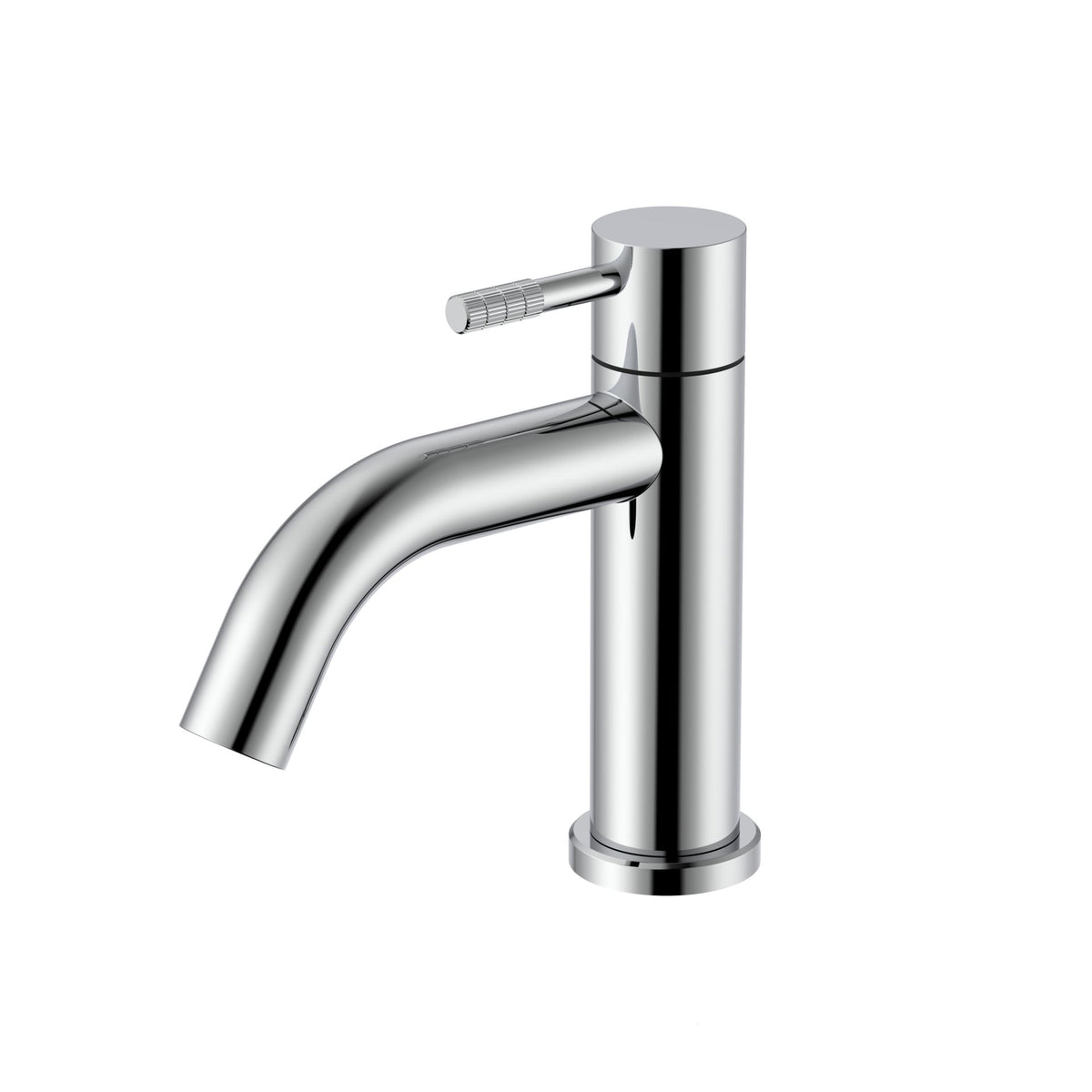 Fonteinkraan SaniSupreme Stria Toiletkraan Chroom Sifon met Clickwaste II2