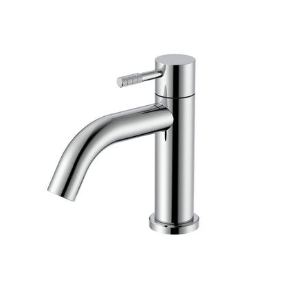 Fonteinkraan SaniSupreme Stria Toiletkraan Chroom Sifon met Clickwaste II2