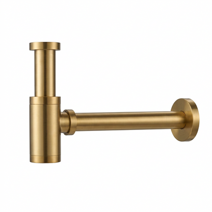 Fonteinkraan_SaniSupreme_Stria_Toiletkraan_Geborsteld_Goud_Sifon_met_Clickwaste3