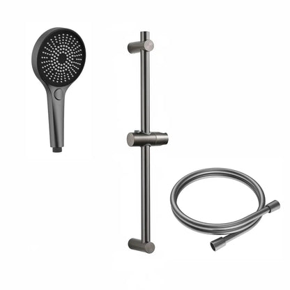 SaniSupreme Milano Handdouche Set inclusief doucheslang, Handdouche en Glijstang Gunmetal Sanisupreme