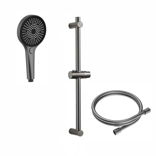 SaniSupreme Milano Handdouche Set inclusief doucheslang, Handdouche en Glijstang Gunmetal Sanisupreme