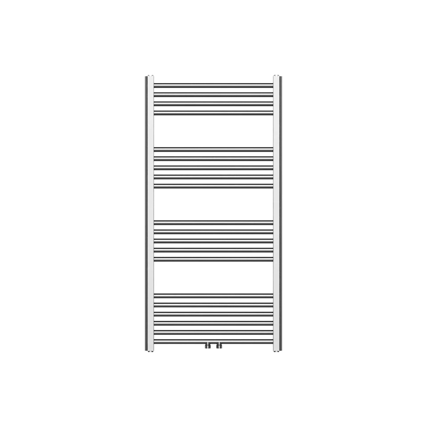 Handdoek verwarming Geborsteld RVS SaniSupreme Elvaro 120x60cm 414 W middenaansluiting