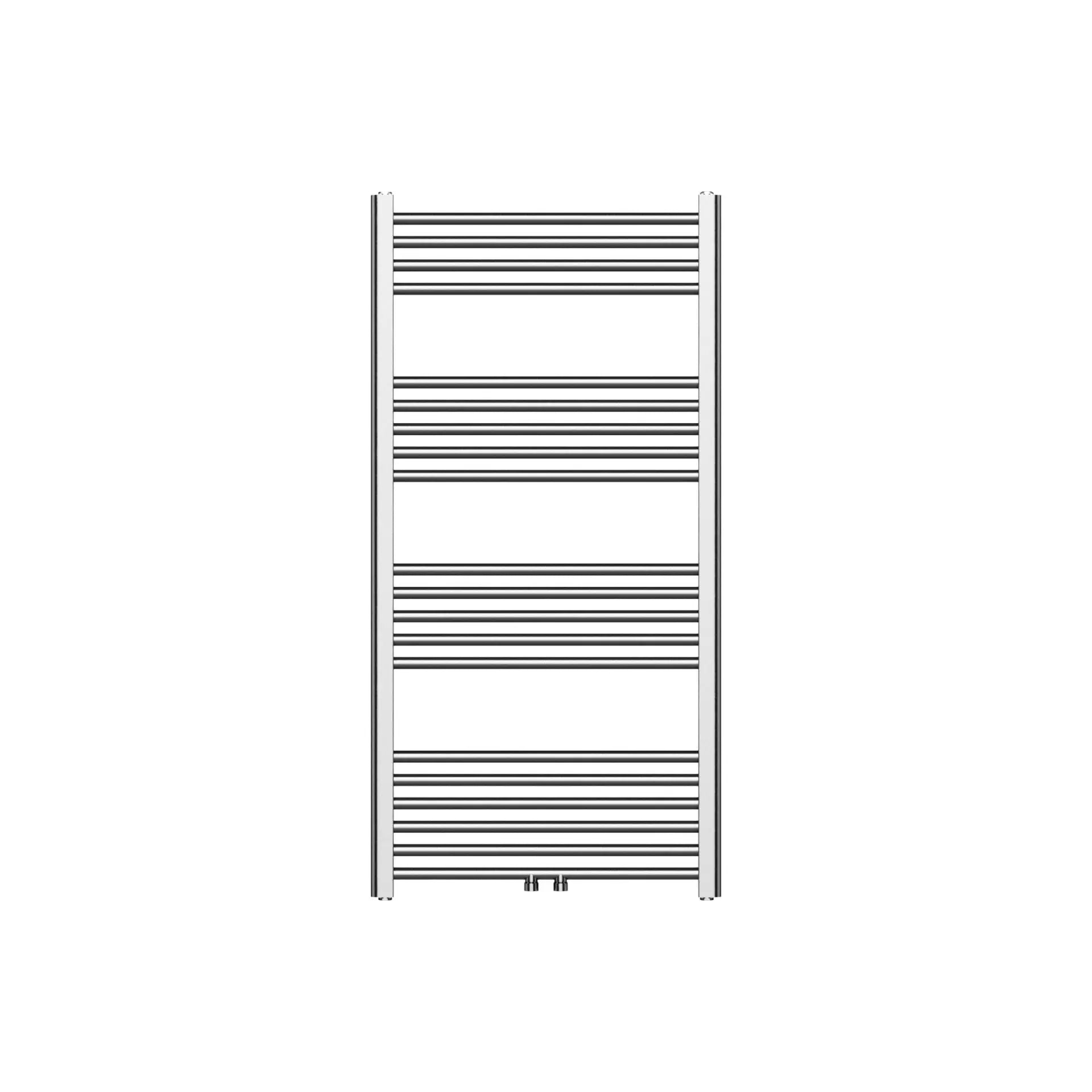 Handdoek verwarming Geborsteld RVS SaniSupreme Elvaro 120x60cm 414 W middenaansluiting