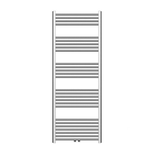 Handdoek verwarming Geborsteld RVS SaniSupreme Monvex 160x60cm 557 W middenaansluiting