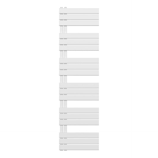 Handdoek verwarming Wit SaniSupreme Calvina 180x50cm 890 W Aansluiting Links