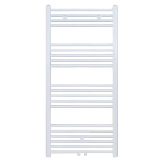 Handdoek verwarming Wit SaniSupreme Davero 120x40cm 458 W Aansluiting midden
