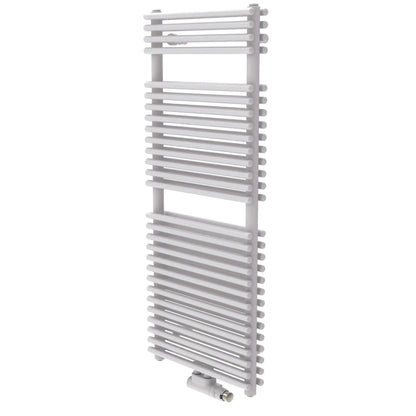 Handdoek verwarming Wit SaniSupreme Lunexa 179x60cm 1402 W Aansluiting midden SaniSupreme