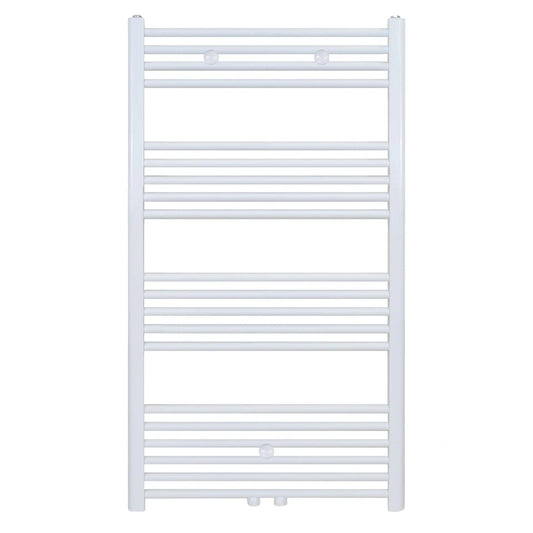 Handdoek verwarming Wit SaniSupreme Torqx 120x60cm 616 W Aansluiting midden