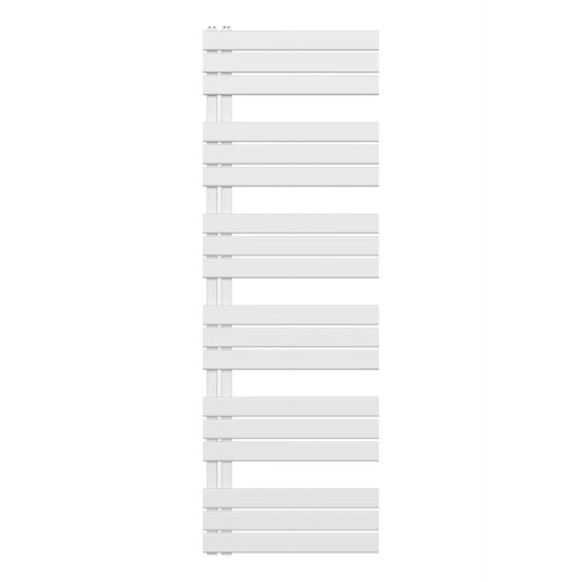 Handdoek verwarming Wit SaniSupreme Torvyn 180x60cm 1021 W Aansluiting Links