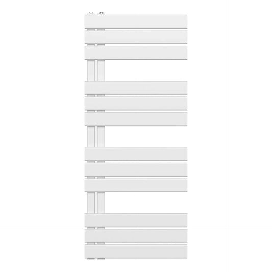 Handdoek verwarming Wit SaniSupreme Trevio 120x50cm 593 W Aansluiting Links SaniSupreme