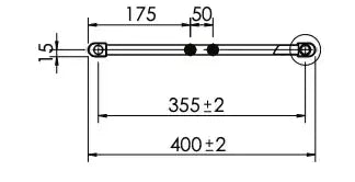 Handdoek verwarming Wit SaniSupreme Virello 180x40cm 699 W Aansluiting midden