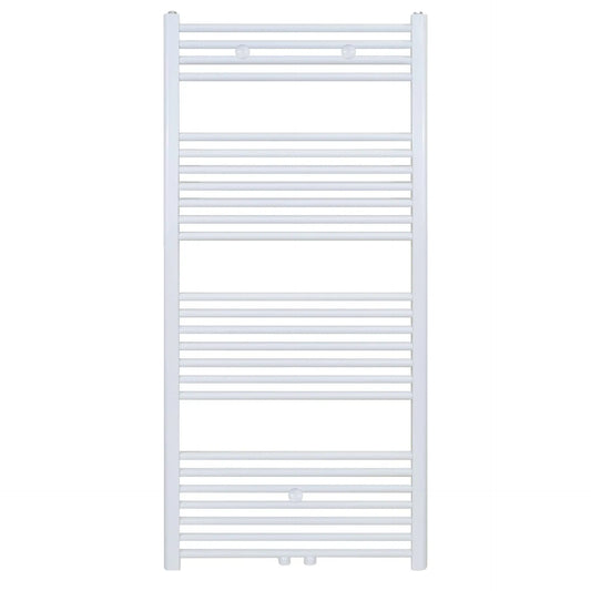 Handdoek verwarming Wit SaniSupreme Zento 140x60cm 754 W Aansluiting midden