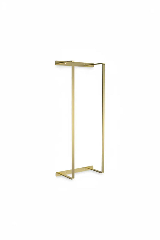 SaniSupreme StyleSeries Badkamer handdoekrek Handdoekhouder Wandmontage 97 cm RVS Rechthoekig Geborsteld Goud Sanisupreme