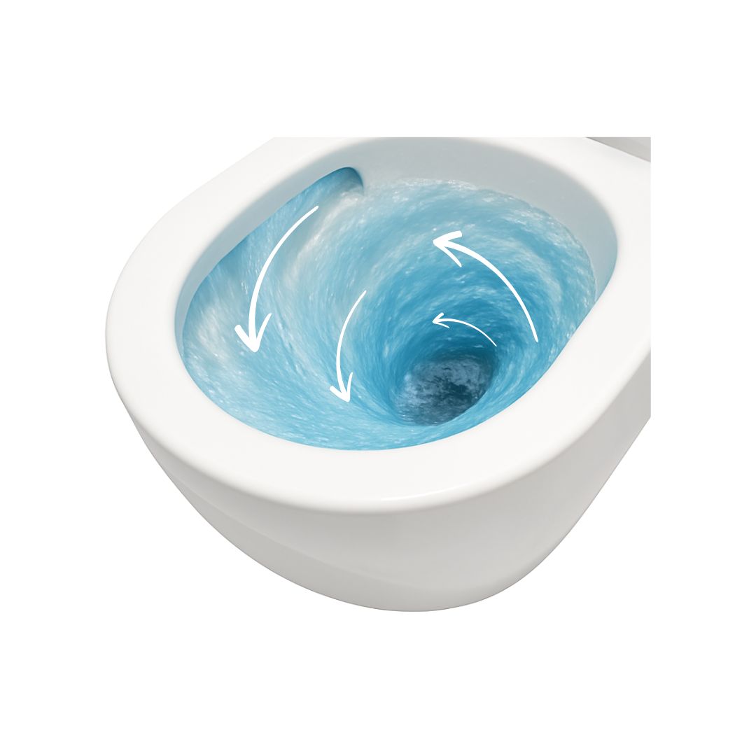 Hangtoilet Best-Design wandcloset 54cm Tornado-Flush incl.zitting Glans-wit