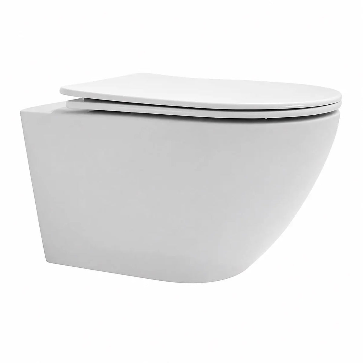Hangtoilet Best-Design wandcloset 54cm Tornado-Flush incl.zitting Glans-wit SaniSupreme