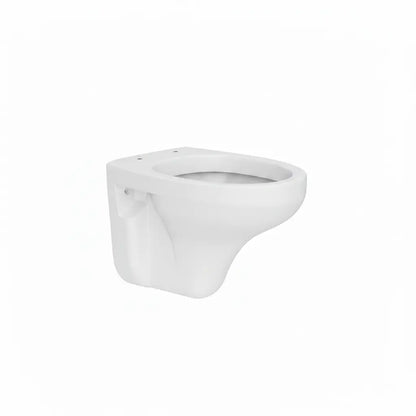 Hangtoilet Braga Glanzend Wit modern design met spoelrand SaniSupreme