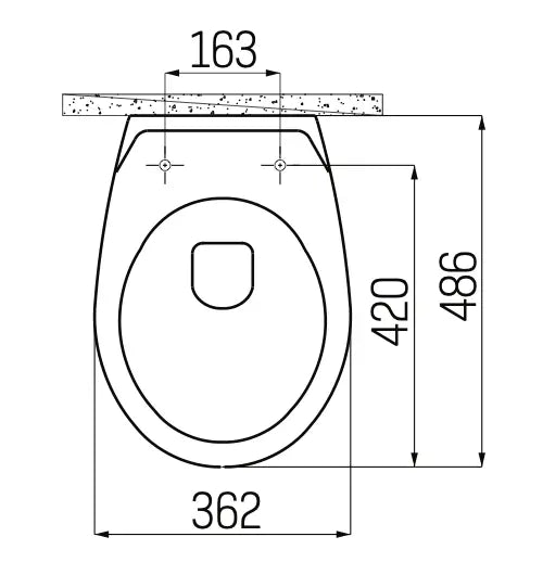 Hangtoilet Braga Glanzend Wit modern design met spoelrand SaniSupreme