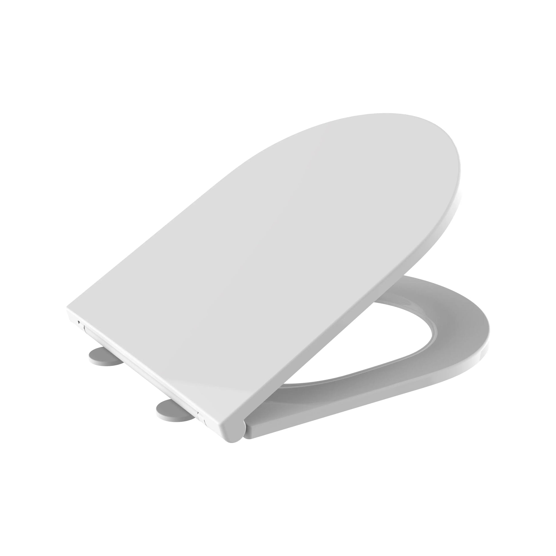 Hangtoilet Brogo met zitting Glanzend Wit modern design met spoelrand SaniSupreme