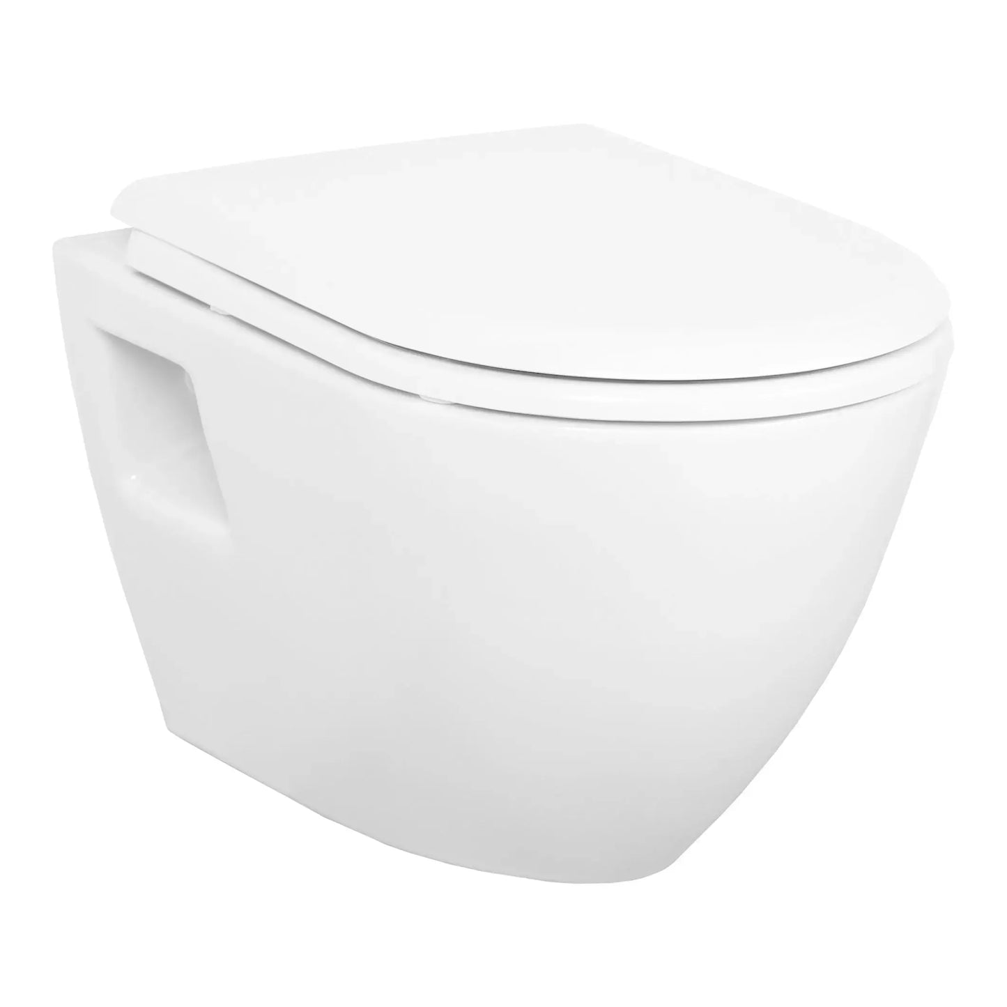 Hangtoilet Parta met toiletbril Glanzend Wit met bidetfunctie modern design en extra hygiëne SaniSupreme (kopie)