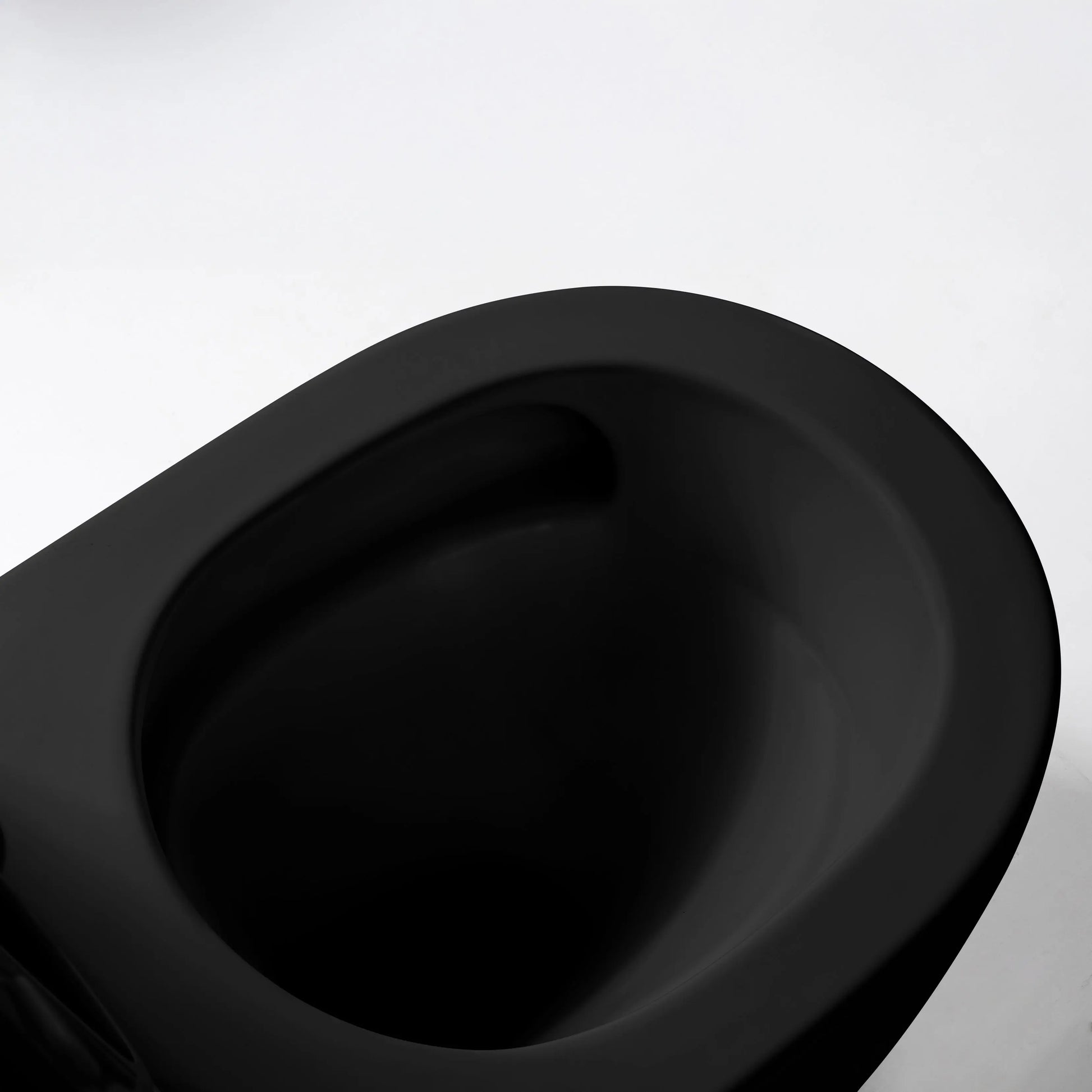 Hangtoilet Turkado met ingebouwde Bidet warm en koud water tornado flash wc randloos 52,5 cm Mat Zwart SaniSupreme