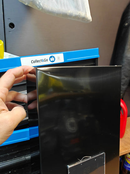 TWEEDEKANS Douchepaneel Opbouwdouche SaniSupreme Barcelona LCD mat zwart TK1 Sanisupreme