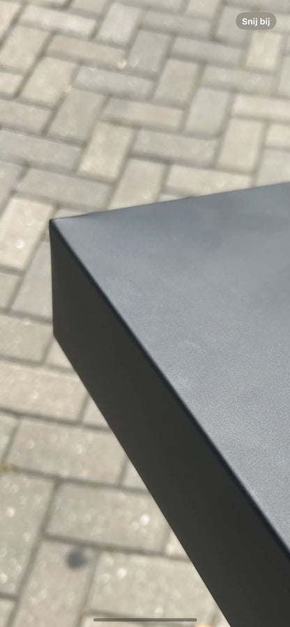 TWEEDEKANS Douchepaneel Regendouche SaniSupreme Turijn LCD & LED mat zwart TK1 Sanisupreme
