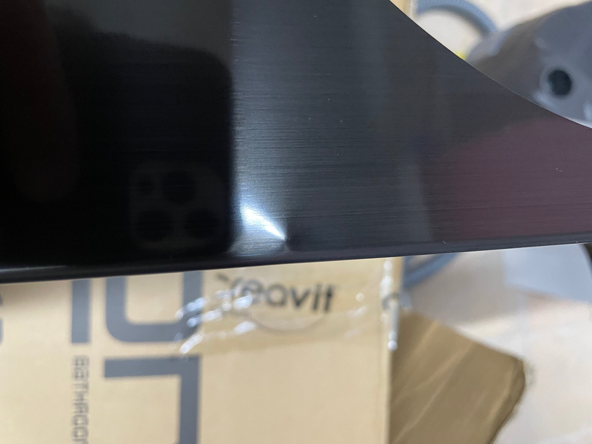 TWEEDEKANS! Douchepaneel Opbouwdouche SaniSupreme® Sicilie met hand- en voetendouche LCD Premium mat zwart TK3 Sanisupreme