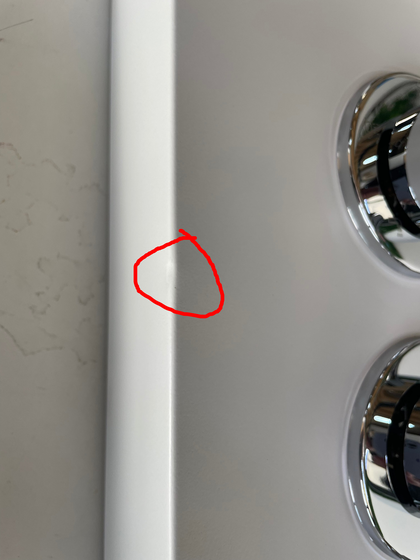 TWEEDEKANS SaniSupreme massage douchepaneel Creavit Aloni 160x20x7 cm wit Sanisupreme