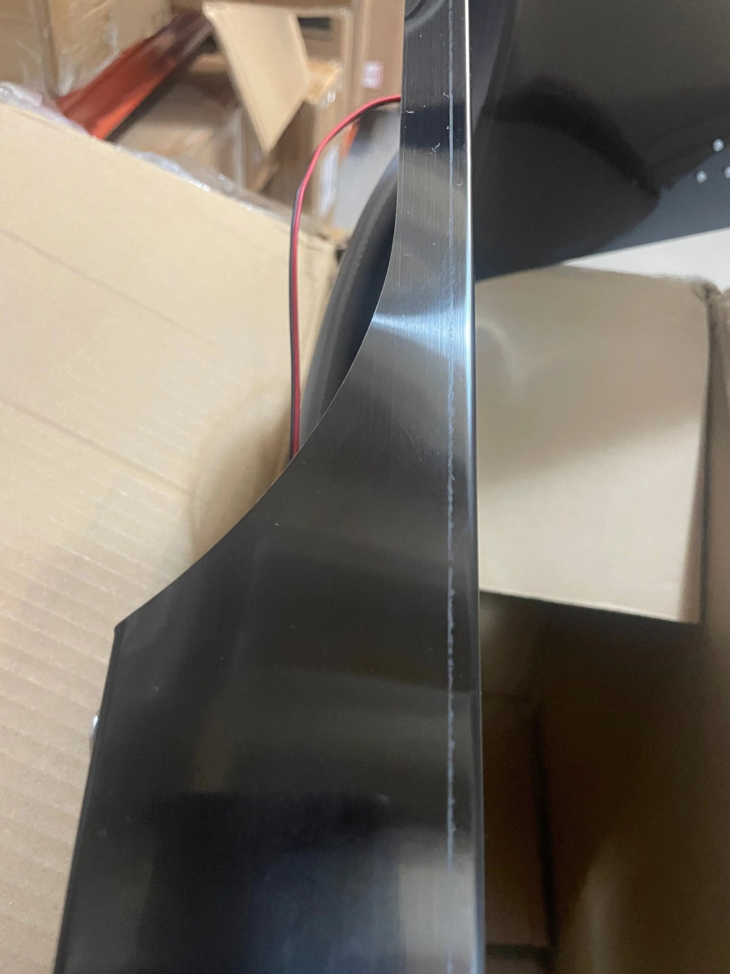 TWEEDEKANS! Douchepaneel Opbouwdouche SaniSupreme® Sicilie met hand- en voetendouche LCD Premium mat zwart TK2 Sanisupreme