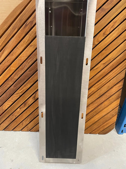 TWEEDEKANS Inbouw Toilet Reserve Rolhouder RVS -72 x 20 x 13 cm - inbouwdiepte 12 cm excl. front TK1 SaniSupreme