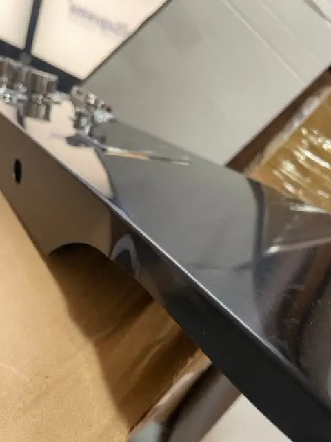 TWEEDEKANS! Douchepaneel Opbouwdouche SaniSupreme® Sicilie met hand- en voetendouche LCD Premium mat zwart TK2 Sanisupreme