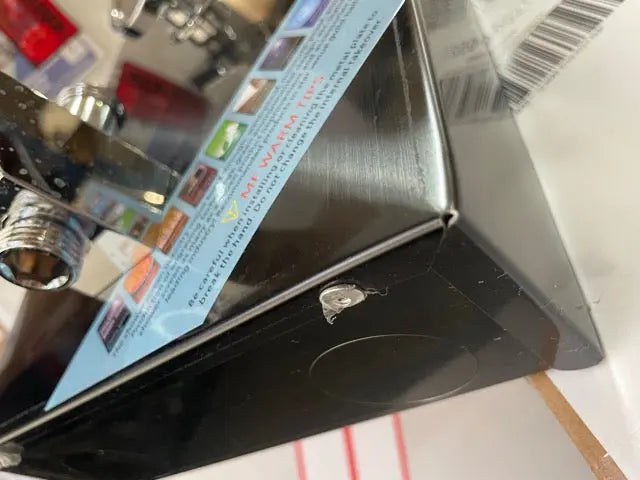 TWEEDEKANS! Douchepaneel Opbouwdouche SaniSupreme® Sicilie met hand- en voetendouche LCD Premium mat zwart TK2 Sanisupreme