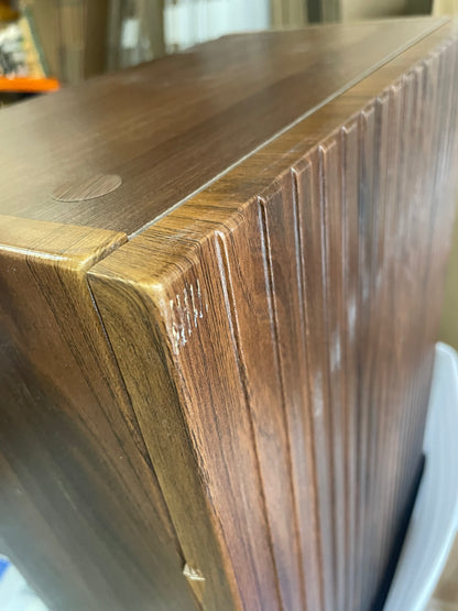 TWEEDEKANS SaniSupreme Aloni Fonteinkastje Bali walnoot relief onderkast