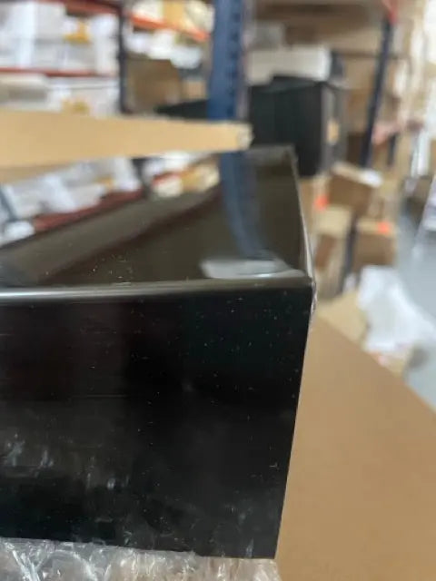 Tweedekans Douchepaneel Opbouwdouche SaniSupreme® Sardinia LCD Premium mat zwart TK2 Sanisupreme