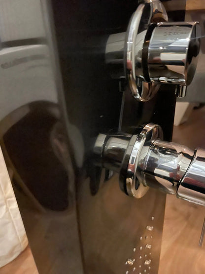 TWEEDEKANS Douchepaneel Regendouche SaniSupreme Catalonia zwart-chroom knoppen TK1 Sanisupreme