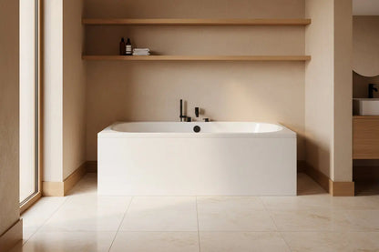 Inbouw ligbad Bellavero Glans Wit zonder poten rechthoek 180x80x43 SaniSupreme