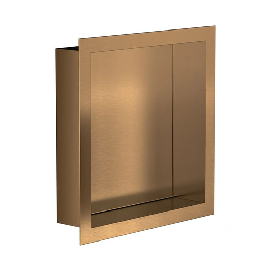 Inbouwnis badkamer douchenis Bruin Brons 30 x 30 x 7 cm Sanisupreme