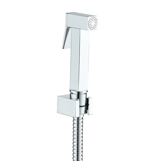 Laurus Line Vila WC bidet sproeier set vierkant in Chroom van SaniSupreme