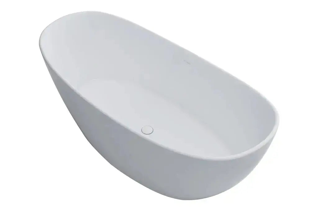 Lunéa 180 cm vrijstaand bad Mat Wit SaniSupreme SaniSupreme