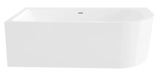 Lunaris Living 180 cm half vrijstaand hoekbad links&nbsp;