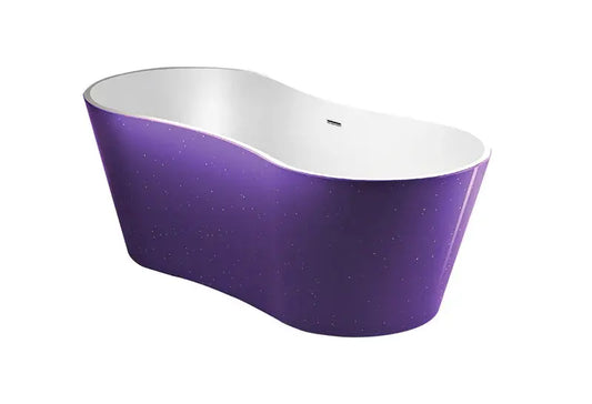 Luxe vrijstaand bad Purplecub 174 cm Paars SaniSupreme