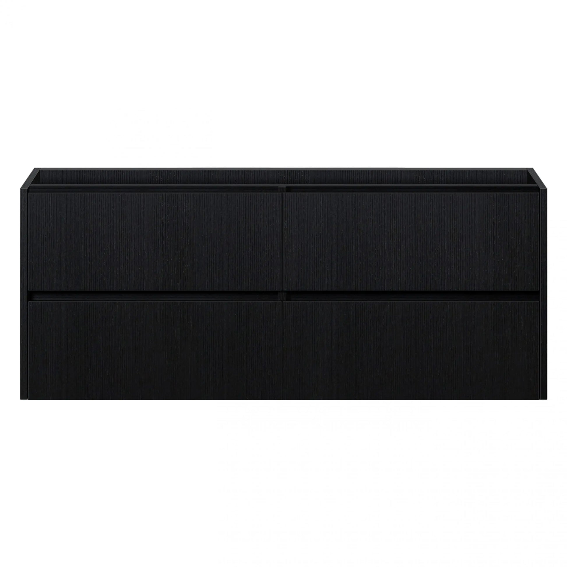 Sanisupreme Abruzzo onderkast 120X48X45cm- Zwart SaniSupreme