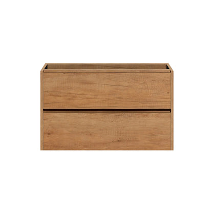 Wastafel Onderkast Abruzzo 80 cm Eiken SaniSupreme Sanisupreme