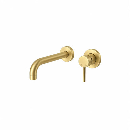 Best Design Luxerio Line Bellavira inbouw wastafelmengkraan 21 cm mat goud Sanisupreme