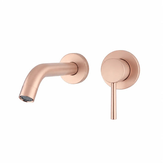 Best Design HighLine Series Lyon Veloura inbouw wandmengkraan 20 cm Rosé mat goud Sanisupreme