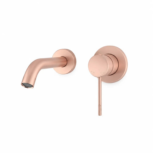 Best Design HighLine Series Lyon Aurelle inbouw wandmengkraan 20 cm Rosé mat goud Sanisupreme